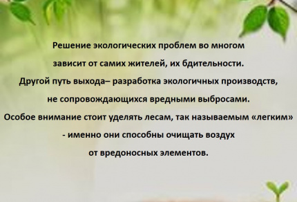 Экологический калейдоскоп